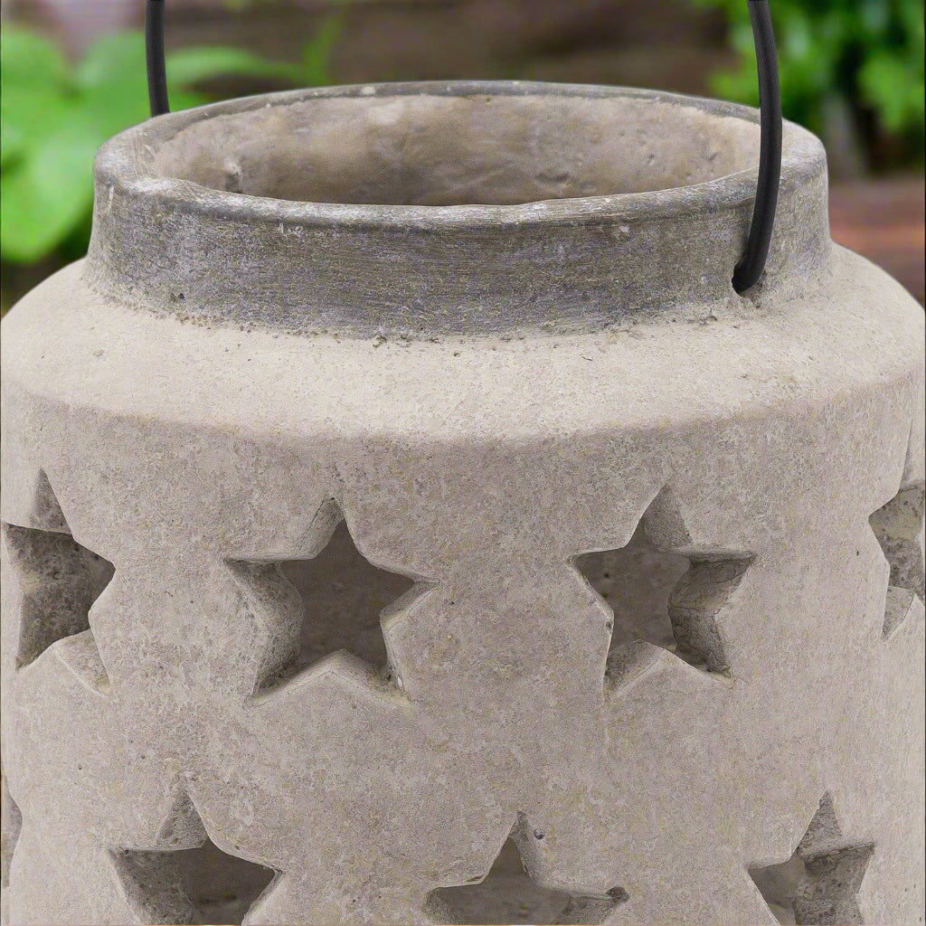 Bloomville Stone Star Lantern (19cm)