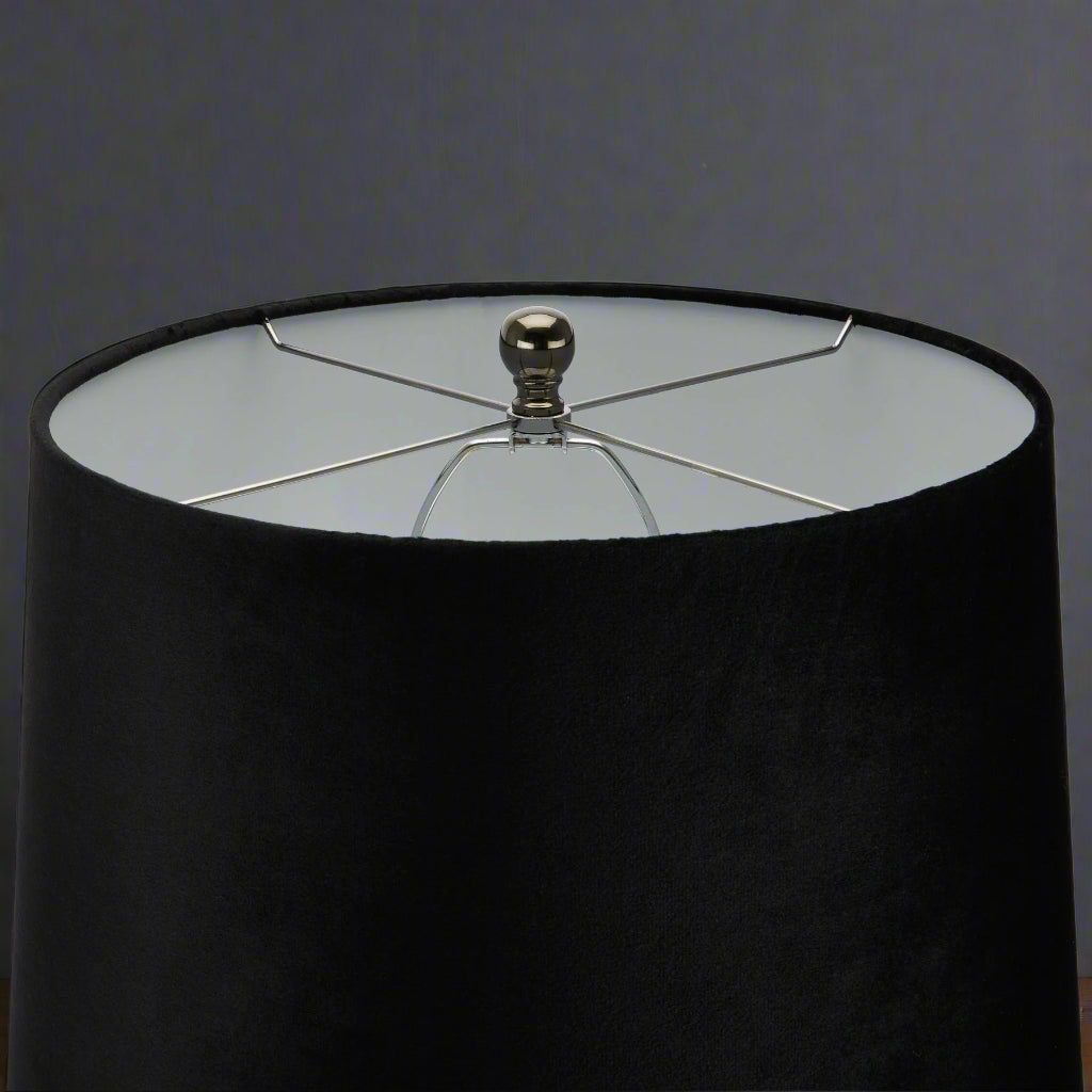 Black Dapple Acanthus Lamp