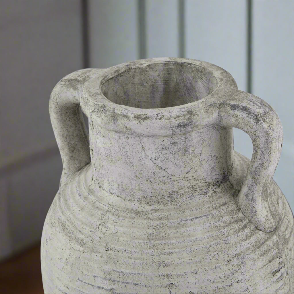 Athena Stone Amphora Vase Pot (Large)