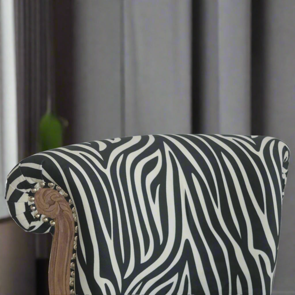 Zebra Print Chair