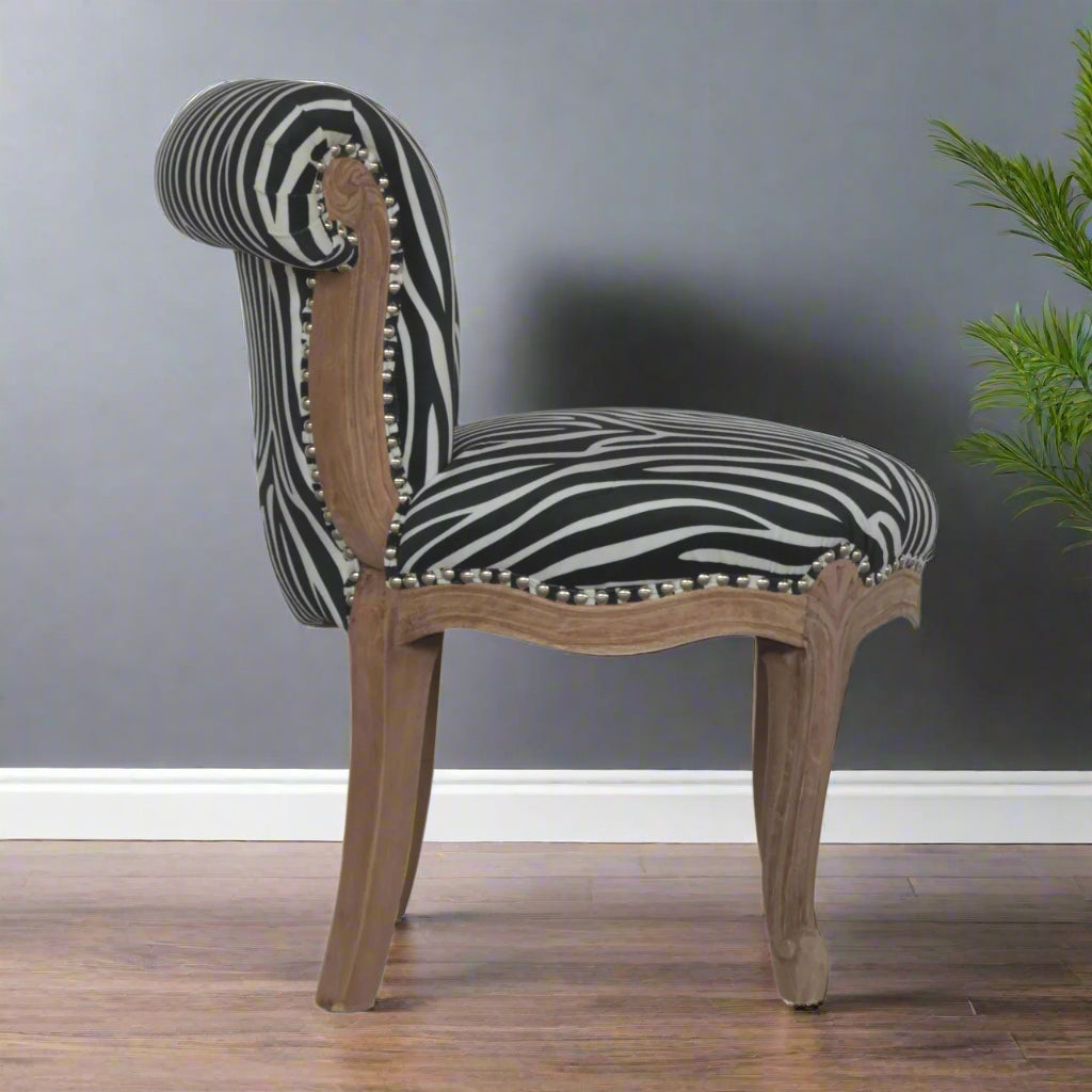 Zebra Print Chair