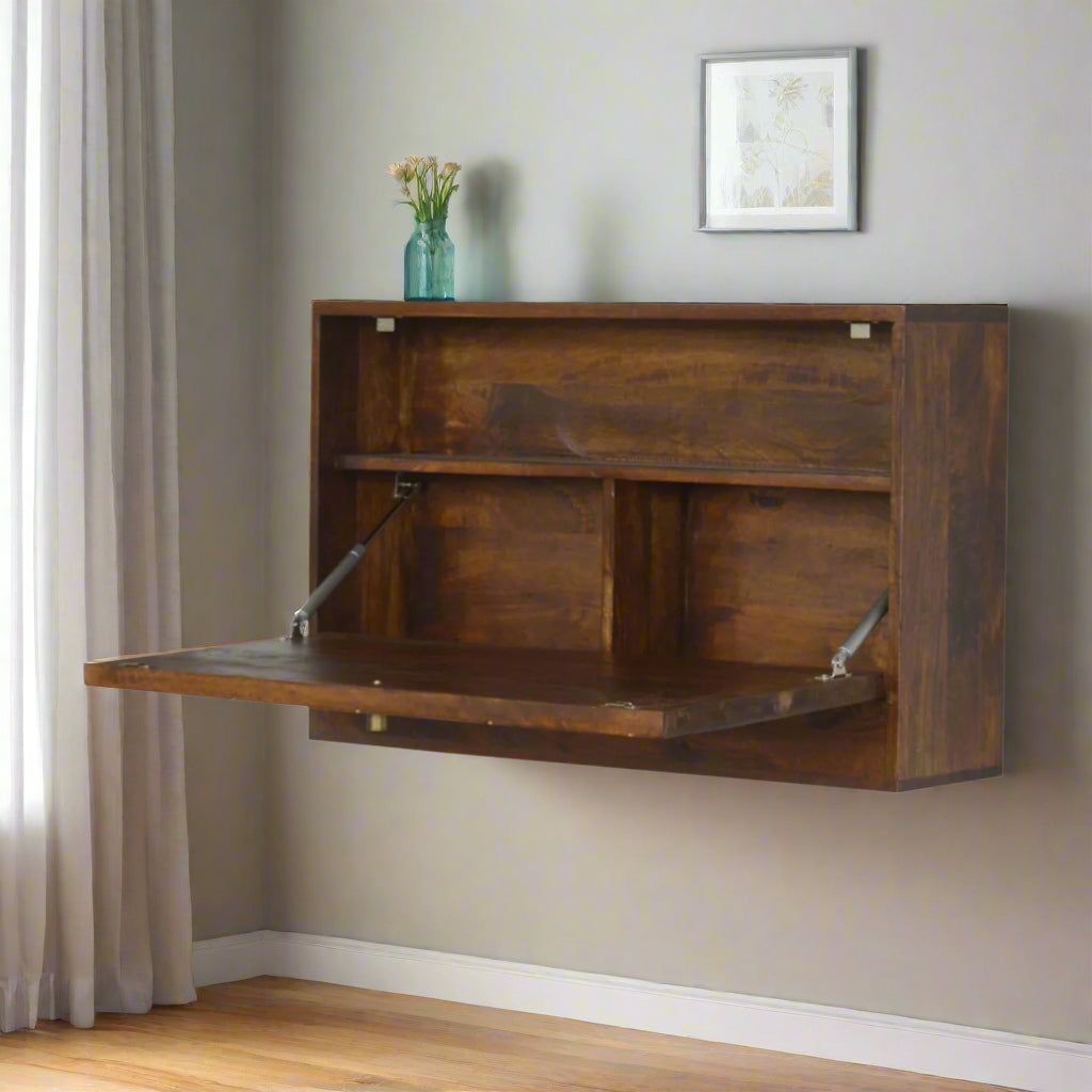 Geo Brass Flip Down Desk