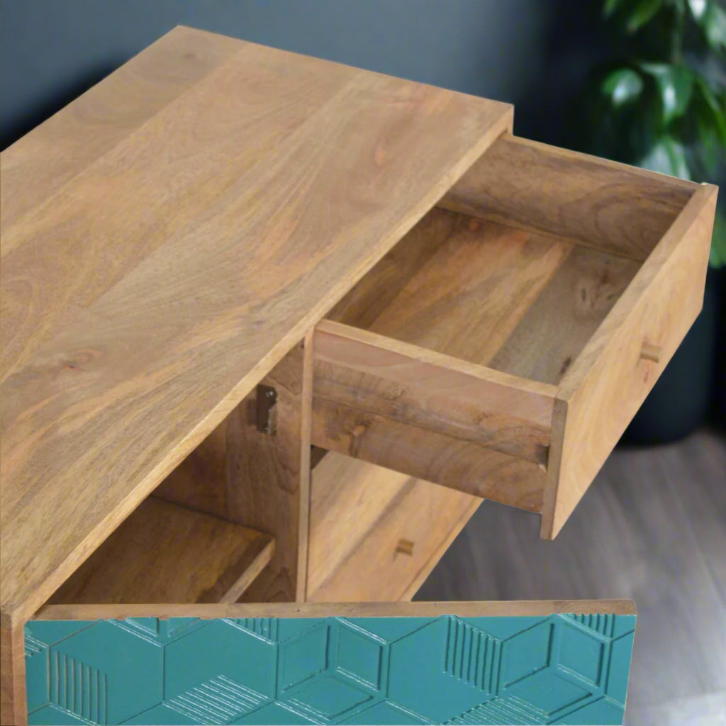 Acadia Teal Sideboard