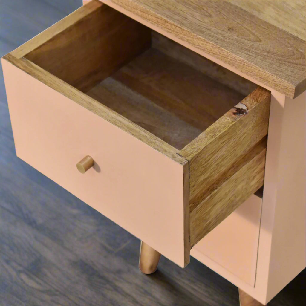 Blush Pink Hand Painted Drawer Set