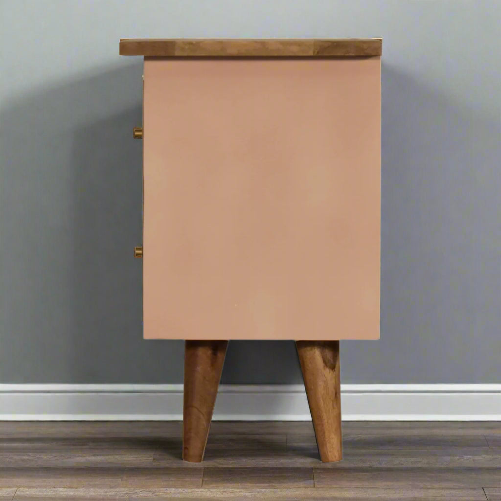Blush Pink Hand Painted Drawer Set