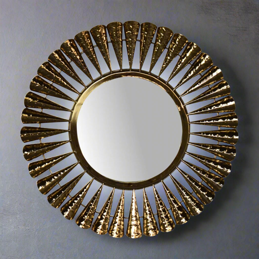 Brass Coned Mirror