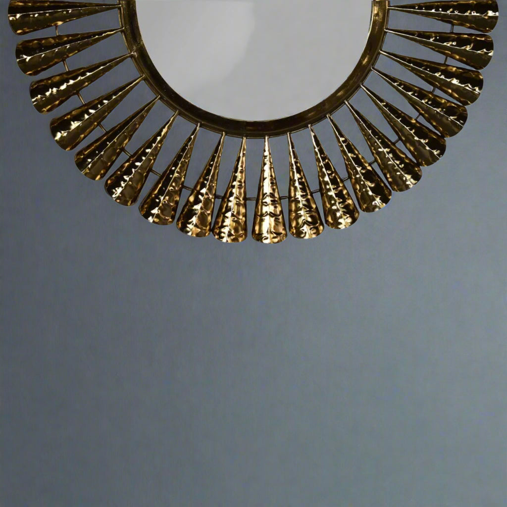 Brass Coned Mirror
