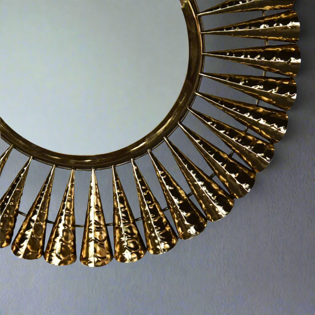 Brass Coned Mirror