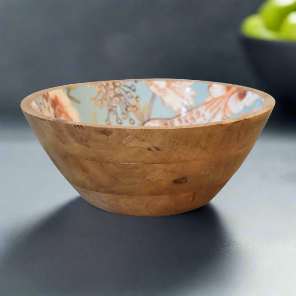 Floral Bird Bowl Set of 2
