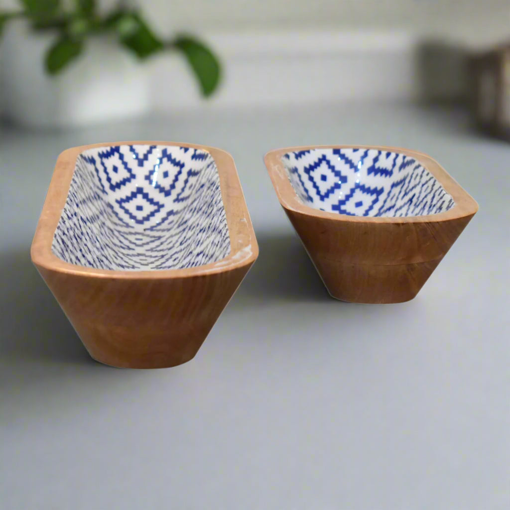 Aztec Rectangle Bowl Set of 2