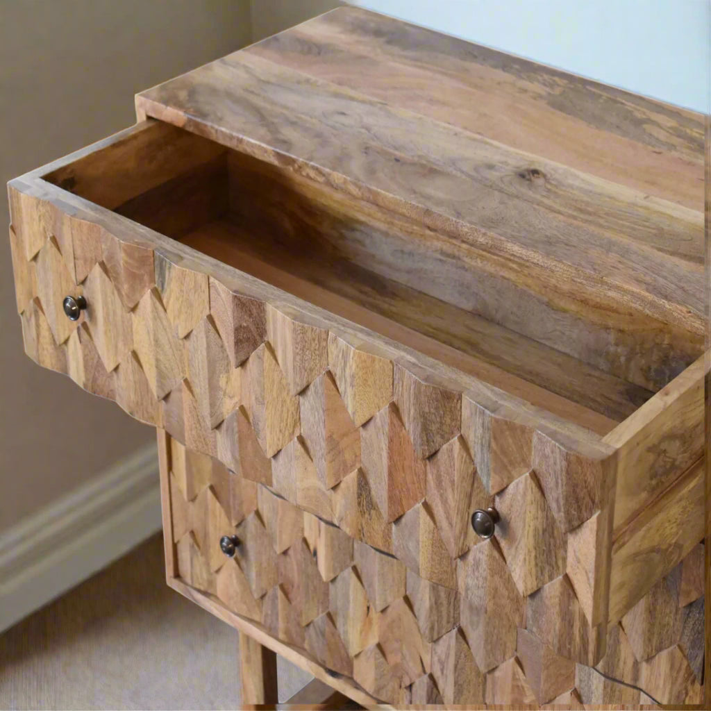 U-Shape Pineapple Drawer Chest