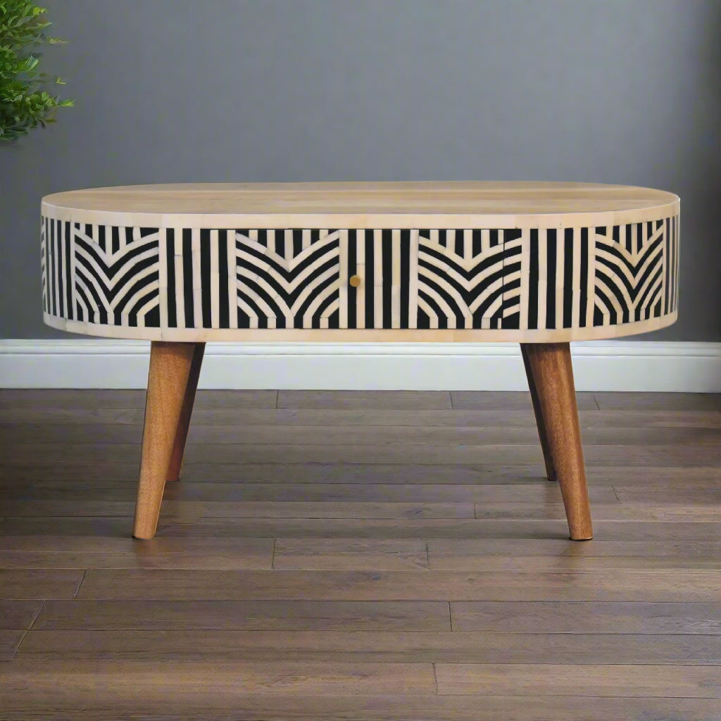 Edessa Bone Inlay Coffee Table