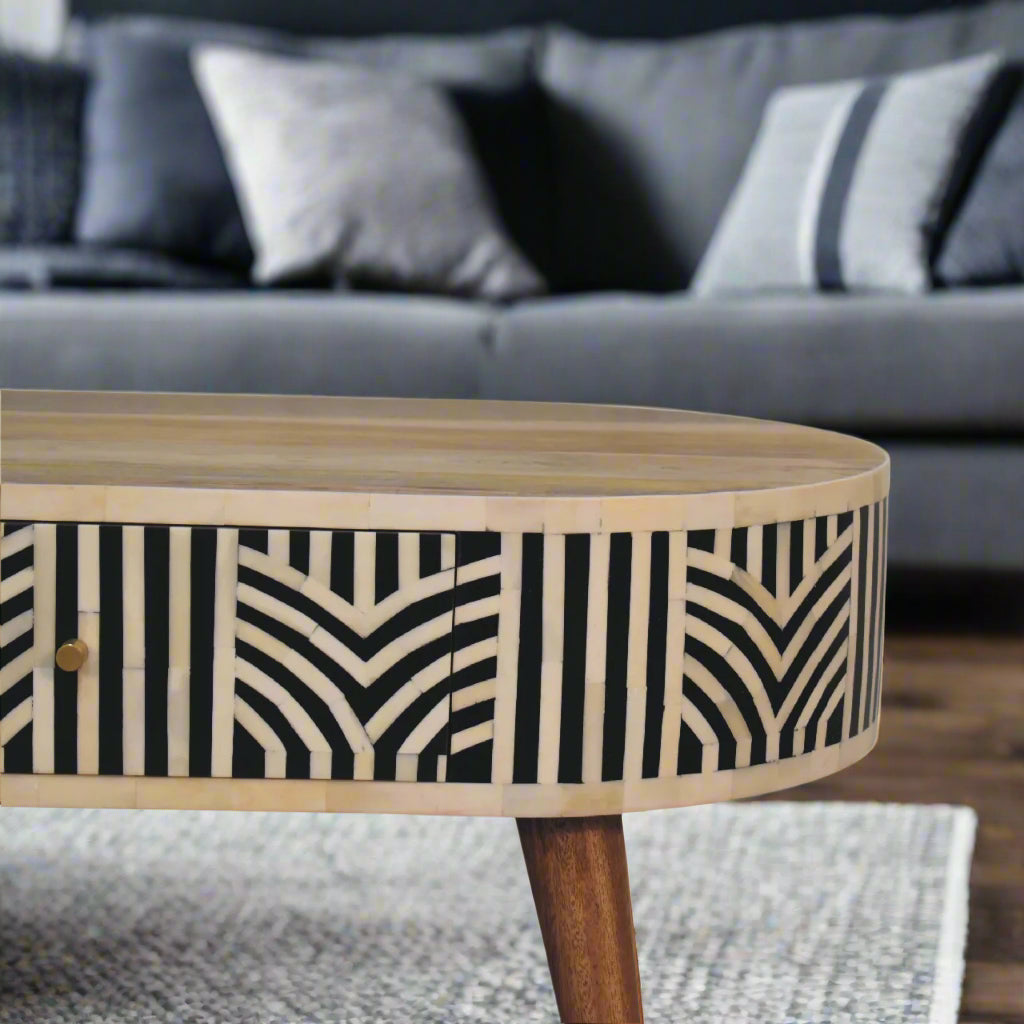 Edessa Bone Inlay Coffee Table