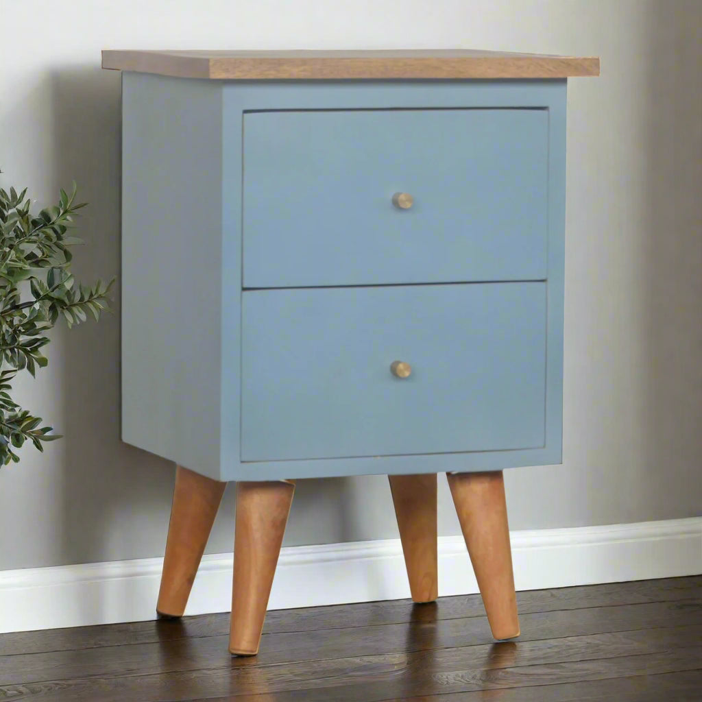 Blue Hand Painted Drawer Set