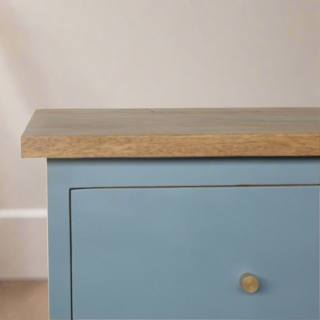 Blue Hand Painted Drawer Set