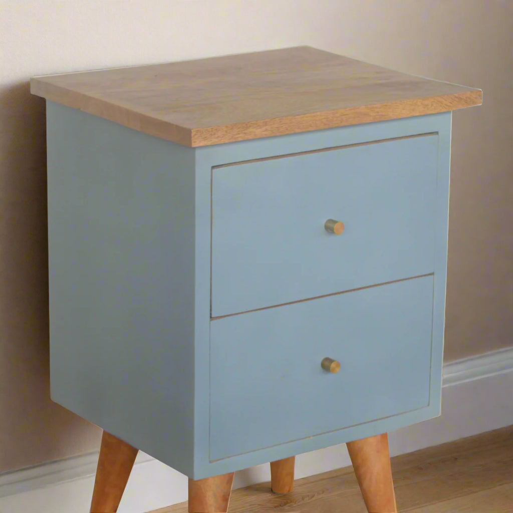 Blue Hand Painted Drawer Set