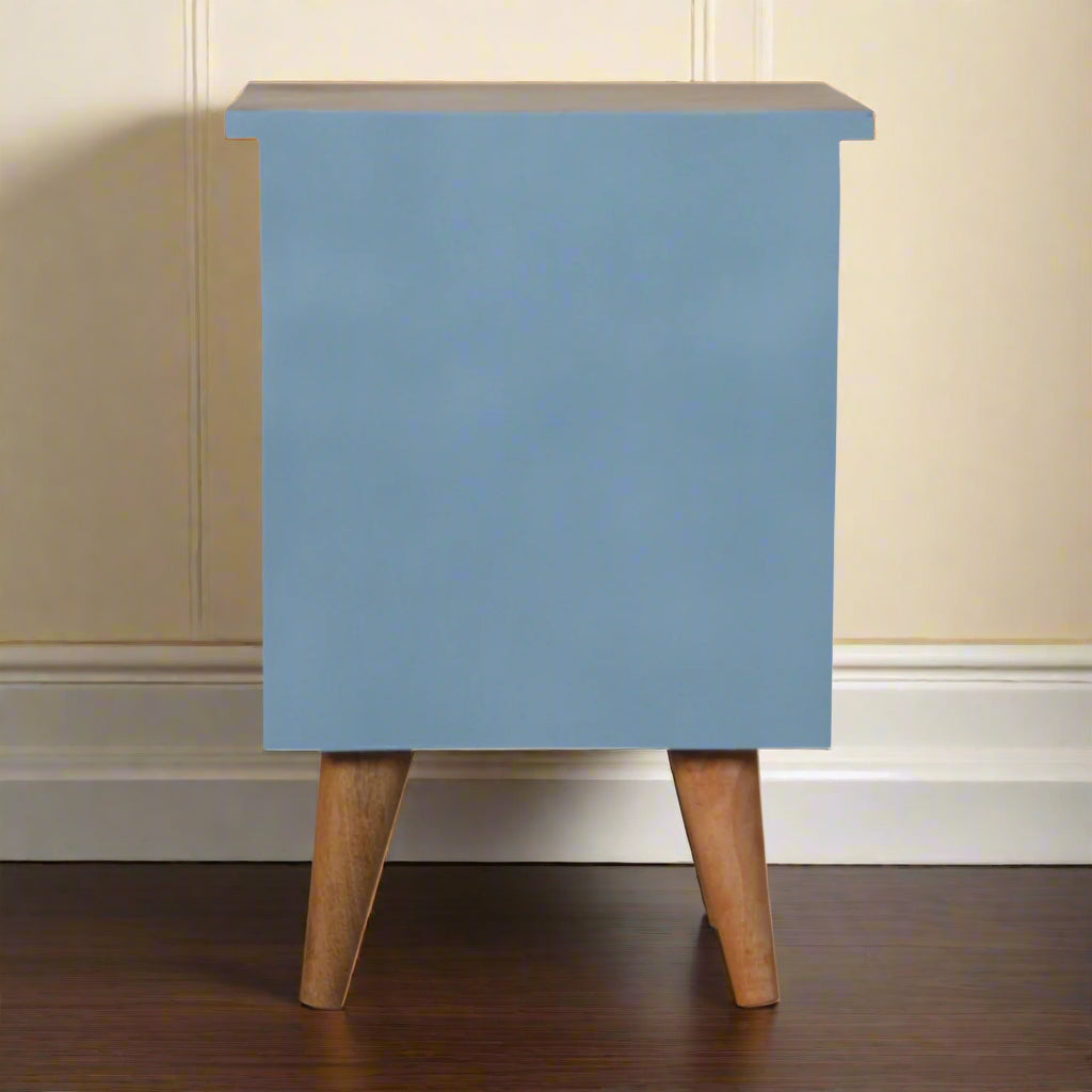 Blue Hand Painted Drawer Set