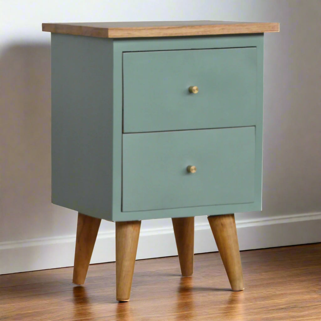 Green Hand Painted Drawer Set