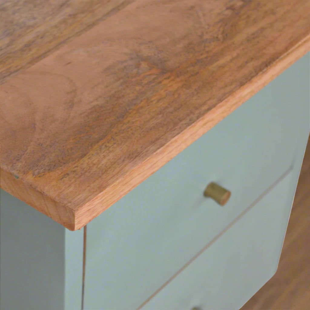 Green Hand Painted Drawer Set