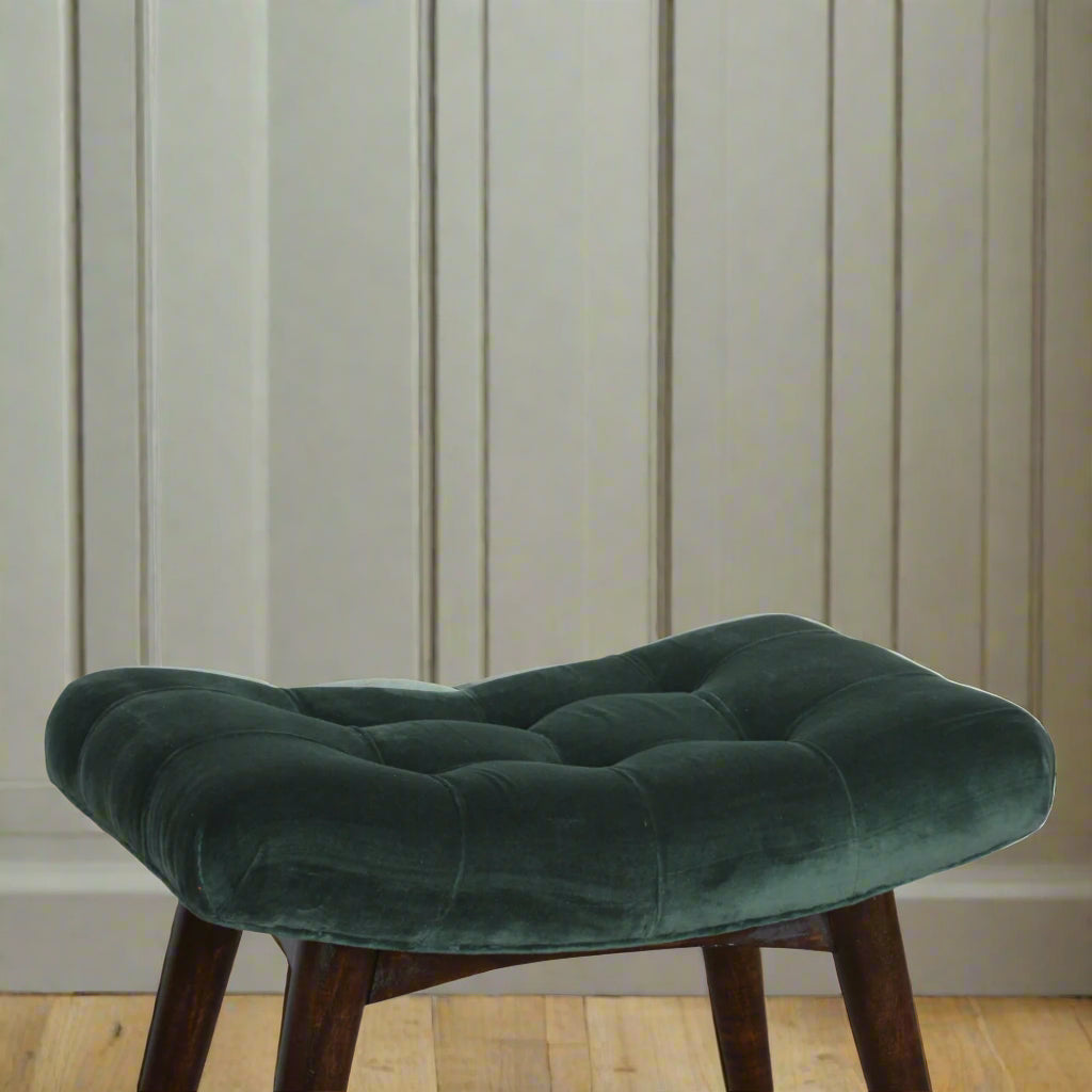 Top‑down view highlighting plush seat and partial legs