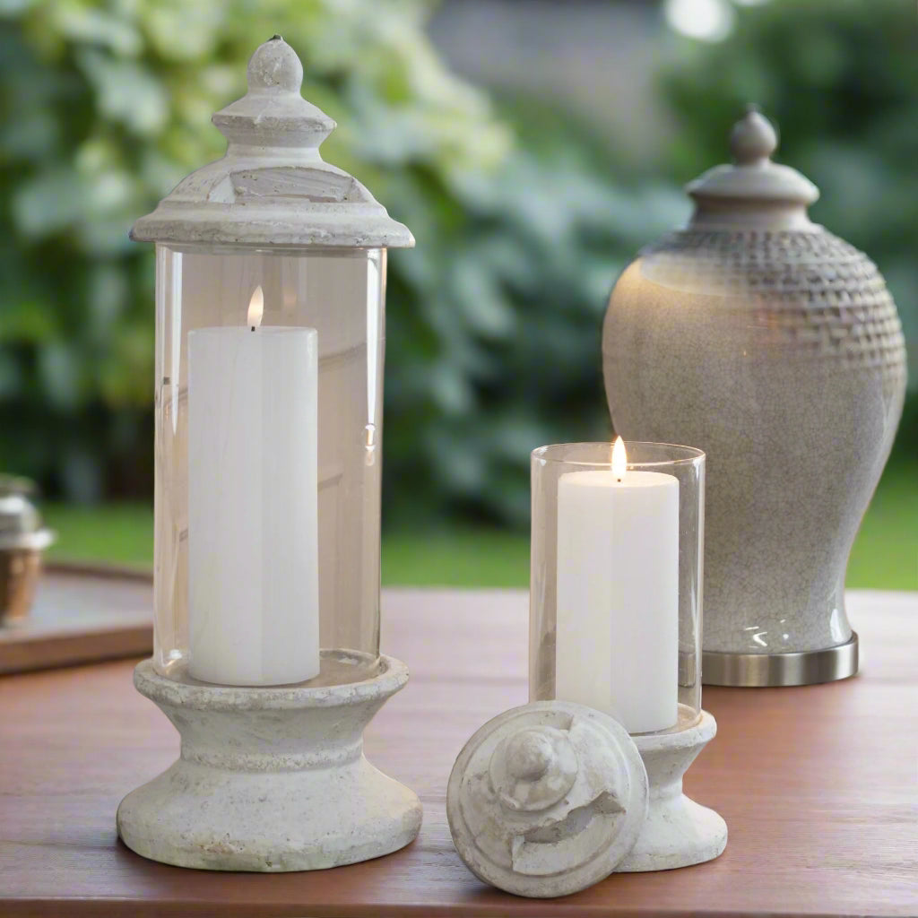 Glass Candle Holder