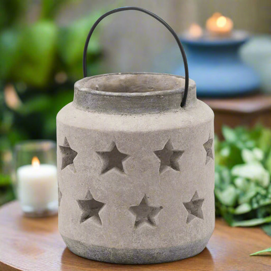 Bloomville Stone Star Lantern (19cm)
