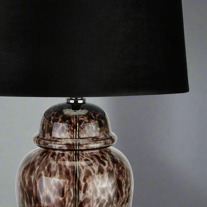 Black Dapple Acanthus Lamp