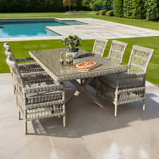 Provence 6 Seater Dining Set