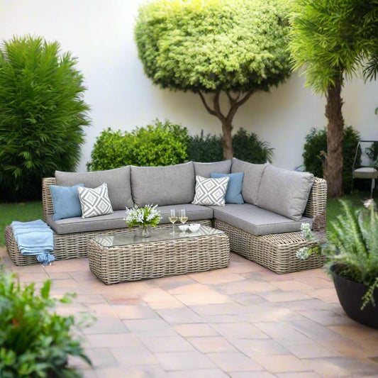 Amalfi Large Corner Set & Coffee Table
