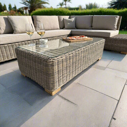 Capri Large Corner And Coffee Table Set