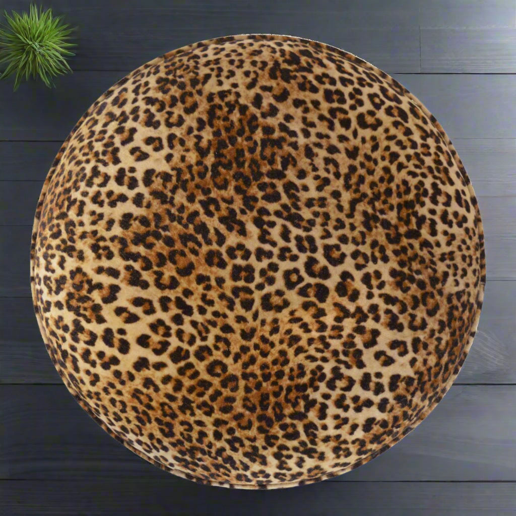 Leopard Nordic Style Footstool