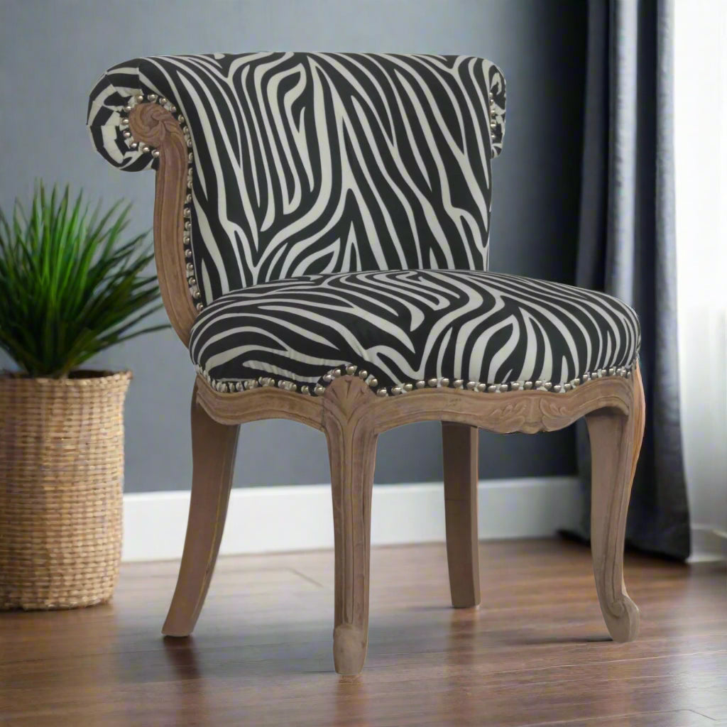 Zebra Print Chair