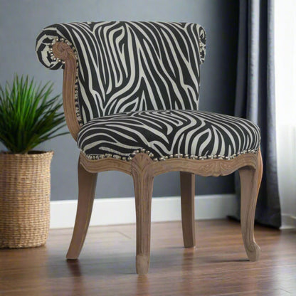 Zebra Print Chair