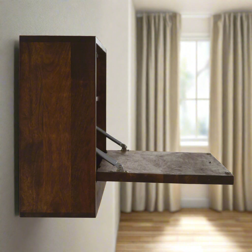 Geo Brass Flip Down Desk