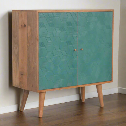 Acadia Teal Cupboard