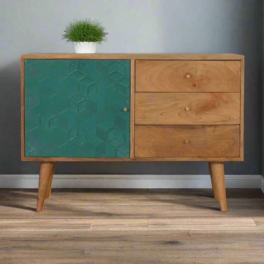 Acadia Teal Sideboard
