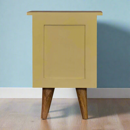 Yellow Hand Painted Drawer Set