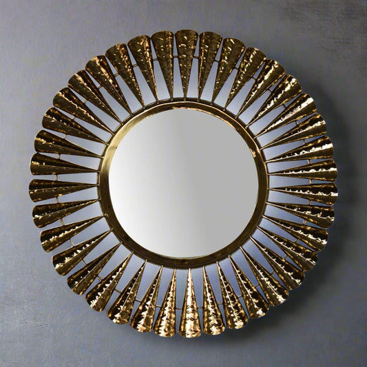 Brass Coned Mirror