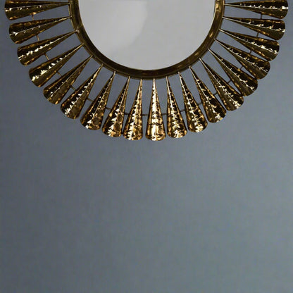 Brass Coned Mirror