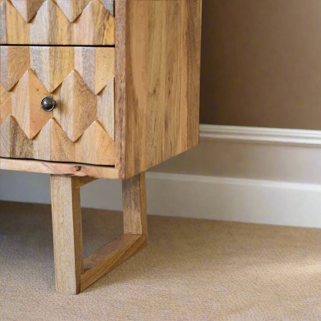U-Shape Pineapple Drawer Chest