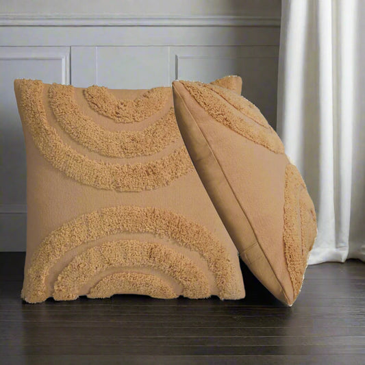 Arched Mustard Cushion Set of 2