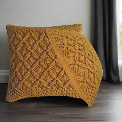 Lira Cushion Set of 2 - Mustard