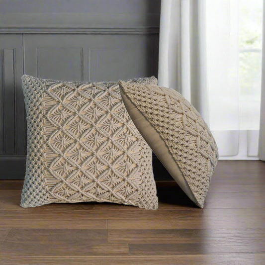 Lira Cushion Set of 2 - Cream