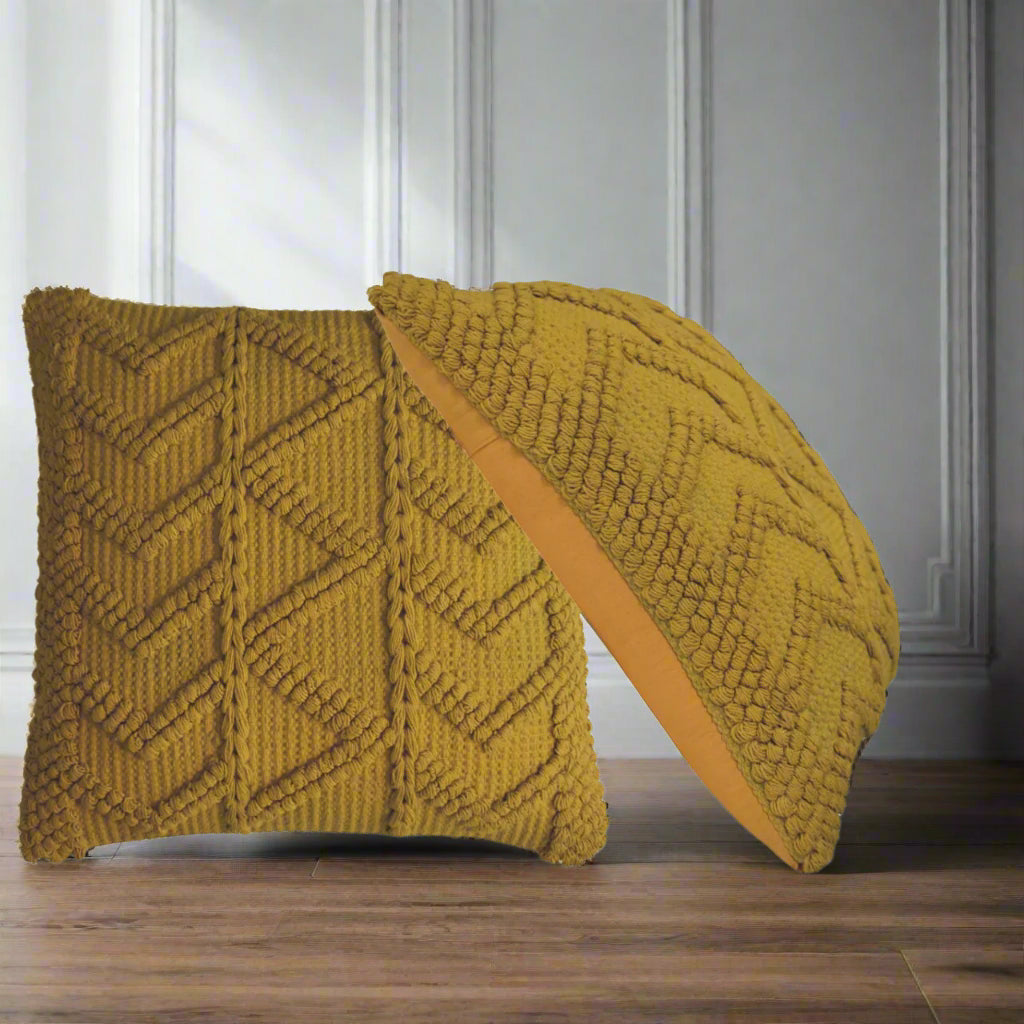 Alda Cushion Set of 2 - Mustard (Save 10%)