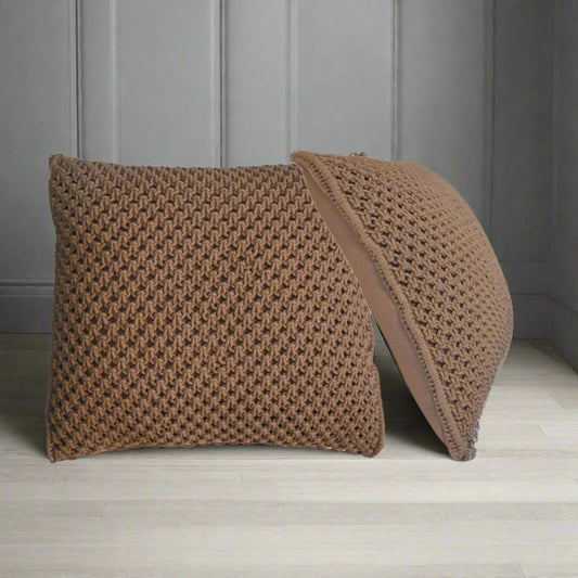Myra Cushion Set of 2 - Coffee