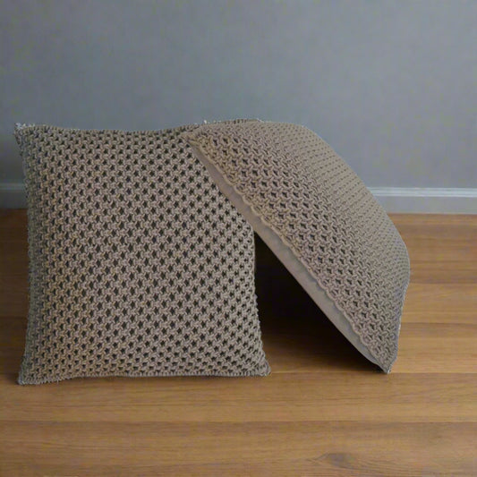 Myra Cushion Set of 2 - Grey