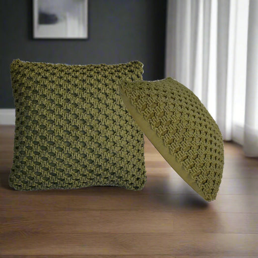Myra Cushion Set of 2- Green