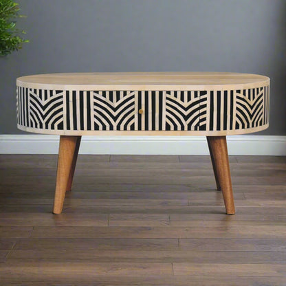 Edessa Bone Inlay Coffee Table