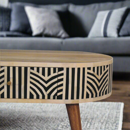 Edessa Bone Inlay Coffee Table