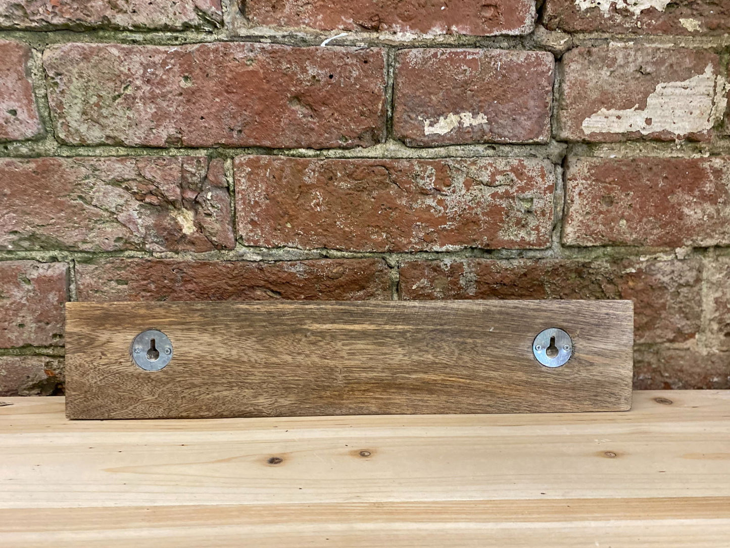Mango Wood 4 Heart Hooks